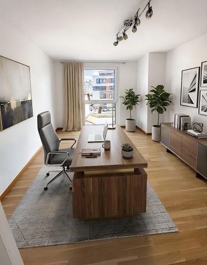 Aileler, evden çalışanlar ve Stuttgart’a gidip gelenler için ideal, 4,5-5 odalı modern yaşam hayali – Büro, Ki- generiert