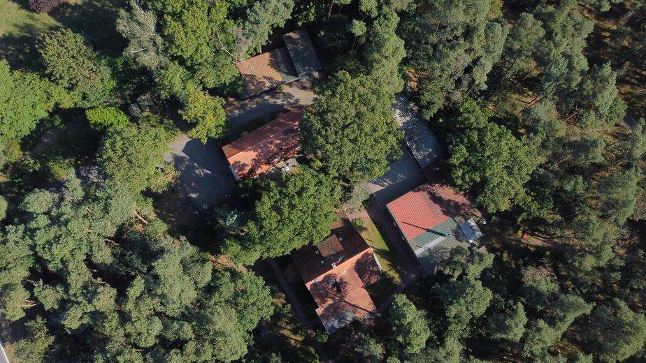 Blick auf die Bebauung