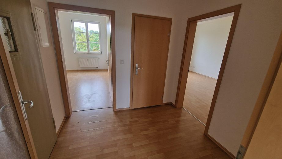 3ZKB in Leipzig Stötteritz mit Blick auf das Völkerschlachtdenkmal – Flur