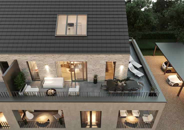 Dachterrasse Vis.