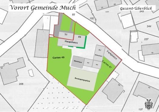 Historischer Bauernhof mit 3 Wohneinheiten & Stall – Leben, Arbeiten, Vermieten nahe Köln & Bonn – Plan vom Hof