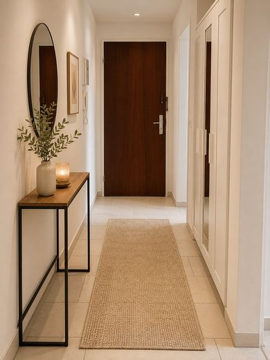 Gepflegte 3-Zimmerwohnung in Toplage von Heilbronn Ost – Flur - Home Staging KI