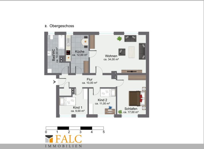 Attraktive Eigentumswohnung in gepflegtem Mehrfamilienhaus – Grundriss