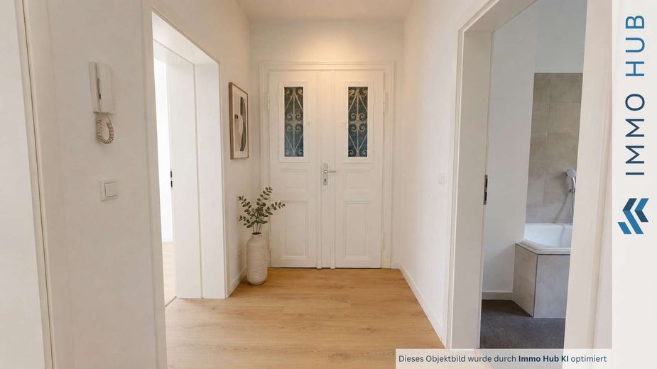 ++ Appartamento di 2 locali completamente ristrutturato, con rendimento del 4,1%, cucina attrezzata e struttura edilizia di prima qualità ++ – 5793119-fVmCrUKjdbfQacpJp2gio8xZ-Flur gestaged-overlay.jpg