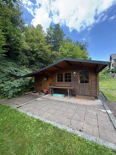 Gartenhütte Außenansicht