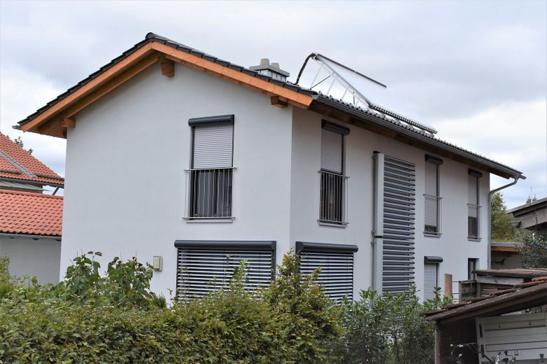Ansicht Süd West mit Solar