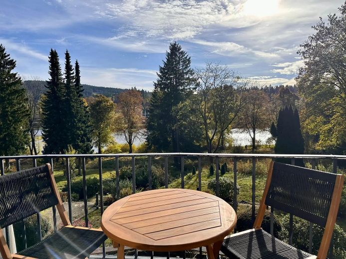 Ausblick vom Balkon