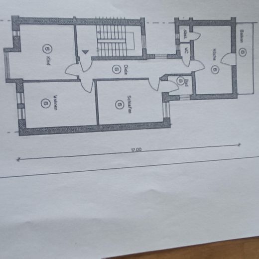 86 m² Altbauwohnung in DO-Hörde -frisch renoviert, Balkon, Dach 2026 erneuert & gedämmt – Wohnungs-Grundriss