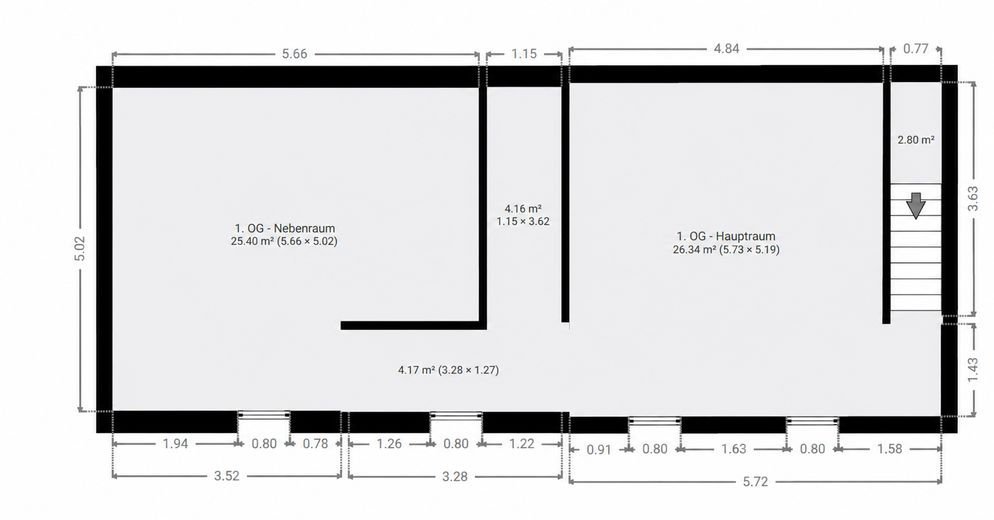 Grundriss 1. OG