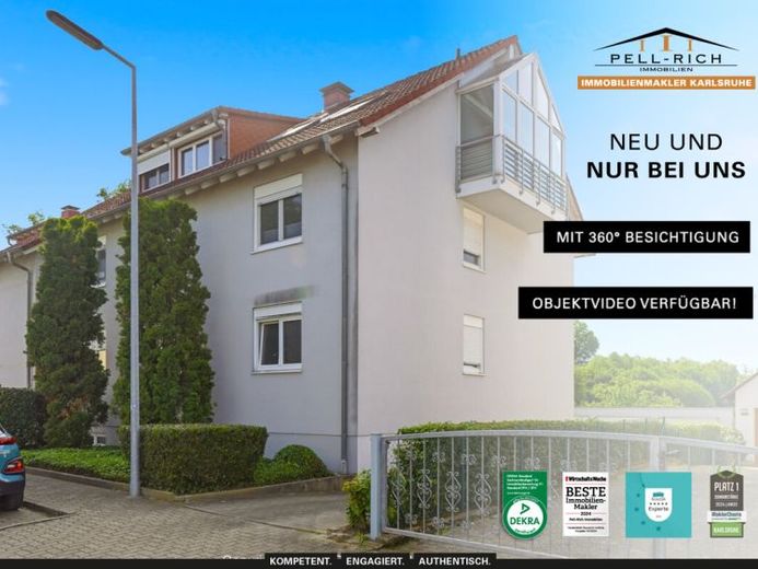 ELEGANT: Moderne Eigentumswohnung mit Garage und Wintergarten in ruhiger Randlage von KA-Knielingen – Foto 1