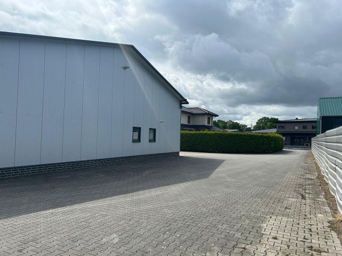 Hinten Ansicht von der Halle