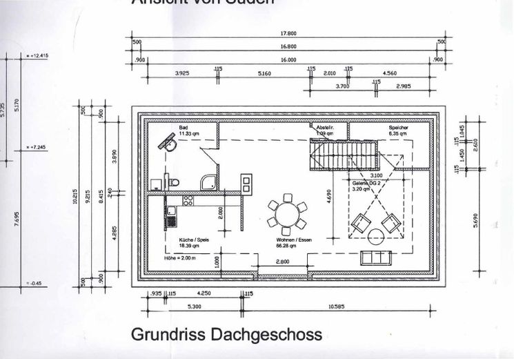Geräumige Wohnung mit Garten in Schaibing - Untergriesbach – Dachgeschoss