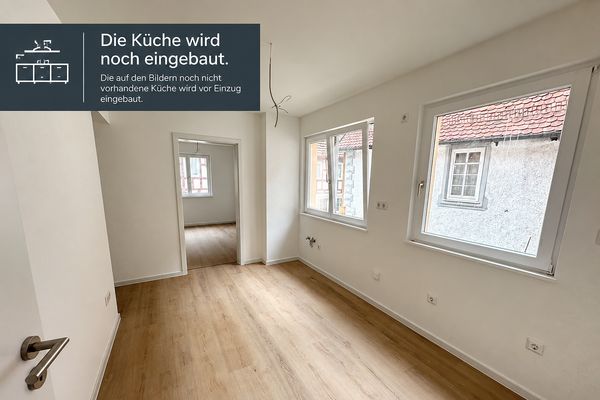 Gruntownie wyremontowane mieszkanie 3-pokojowe w sercu Bad Wimpfen!