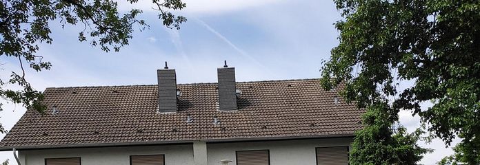 linke Hälfte des Doppelhauses