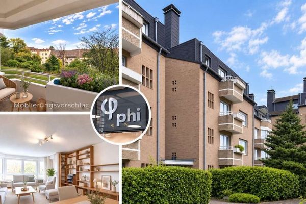 PHI AACHEN - Ebenerdige 3-Zimmer-Terrassenwohnung mit Loggia und Garage in Aachen-Süd!