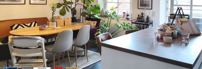 Trier, casco antiguo: Magnífico piso con gran balcón orientado al suroeste
