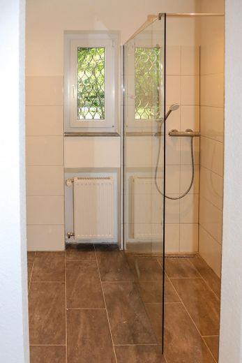 Dusche in Hauptwohnung