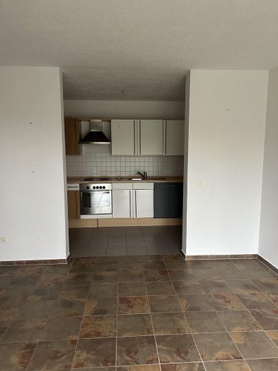 Küche mit Einbauküche