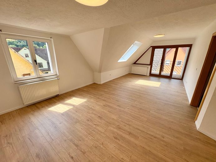 Schlafzimmer mit Balkon