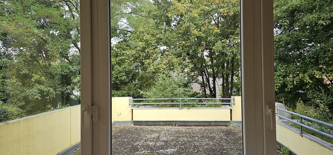 Blick auf die Terrasse 