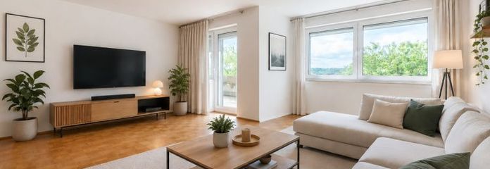 Morgensonne & Feierabendblick: Ihr neuer Lieblingsplatz mit 2 Balkonen