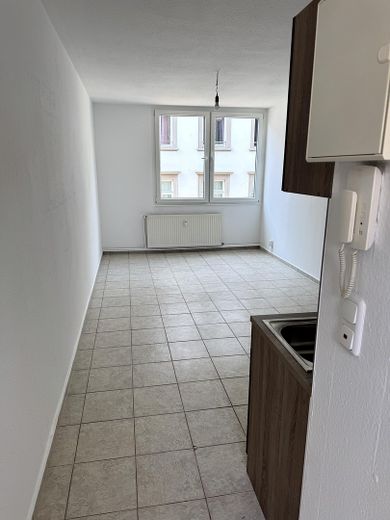 Blick vom Eingang ins Zimmer