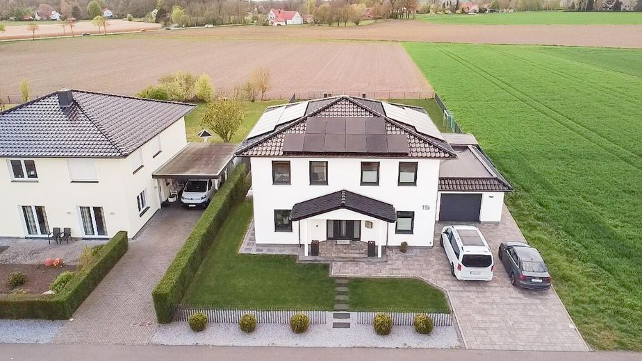 Vogelperspektive von Vorne