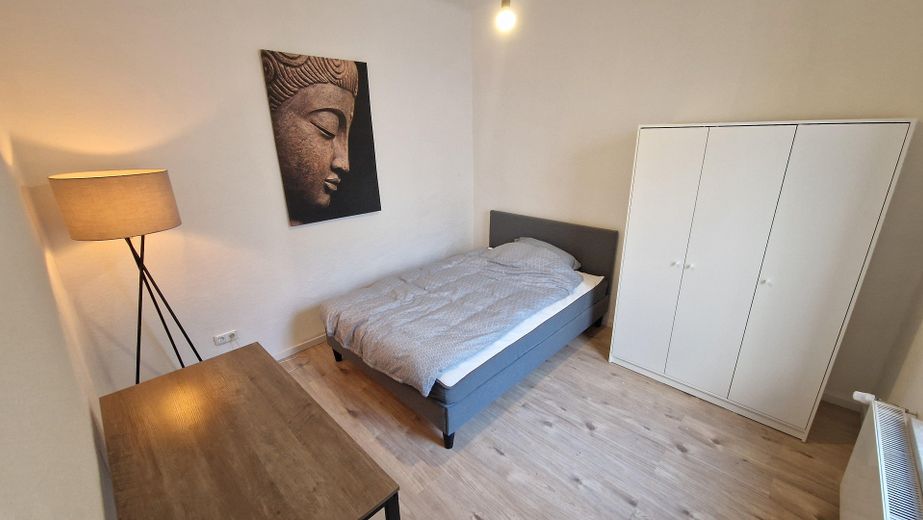 Aachen City - RWTH Uni yakınında öğrenci dairesi - tam mobilyalı – Bedroom
