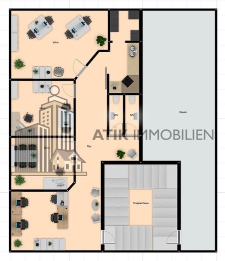 ATIK: Moderne Büroflächen in zentraler Lage mit exzellenter Verkehrsanbindung - provisionsfrei – Grundriss