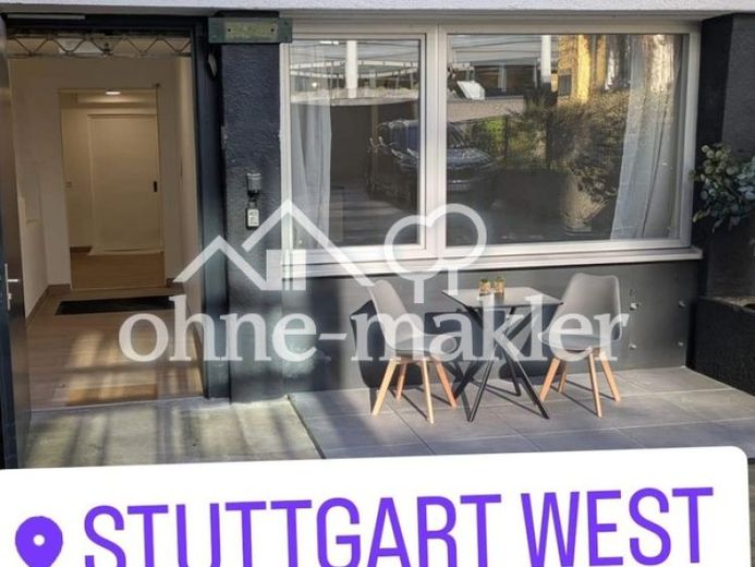 Stuttgart-Ouest rencontre le calme – surface de bureaux avec terrasse – Foto 1