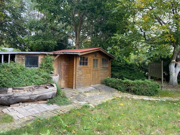 Holz-Geräteschuppen