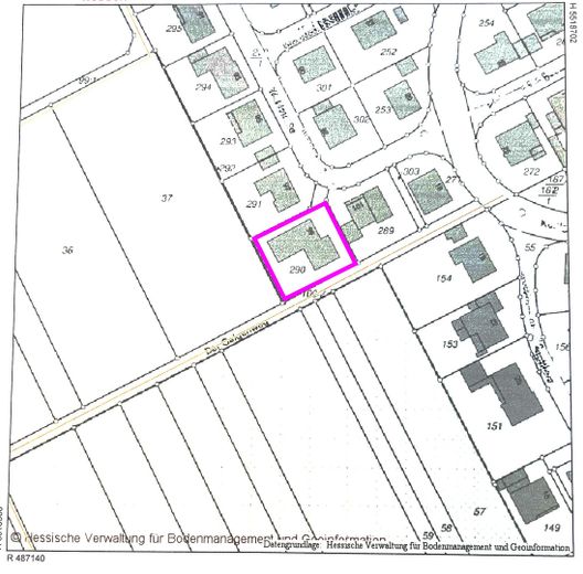 Kartenauzug Feldrandlage