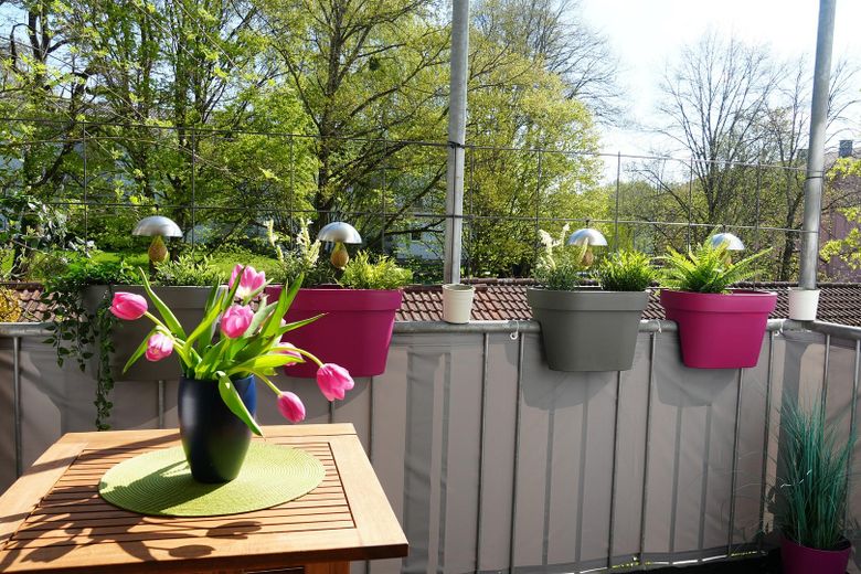 Blick ins Grüne - Ostbalkon