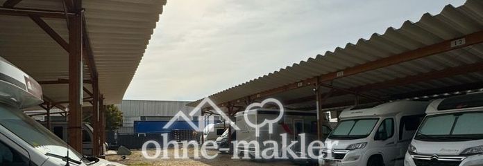 Stellplätze für Fahrzeuge//Wohnmobile//Boote//Maschinen zu vermieten