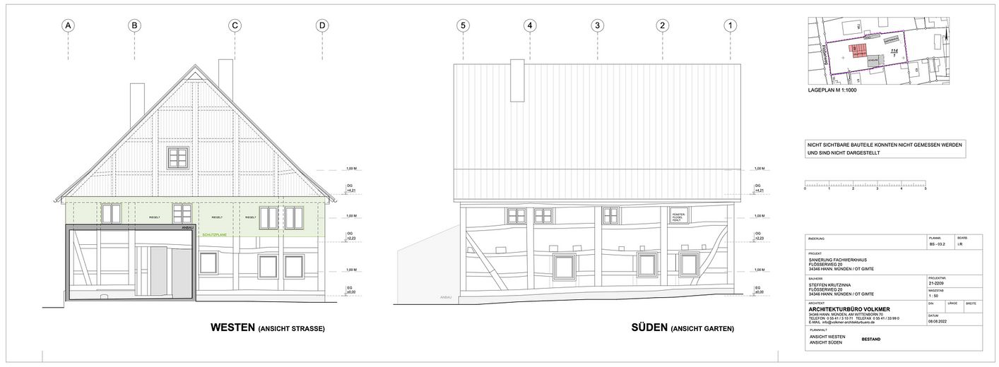 Wohnhaus Ansicht Süd West