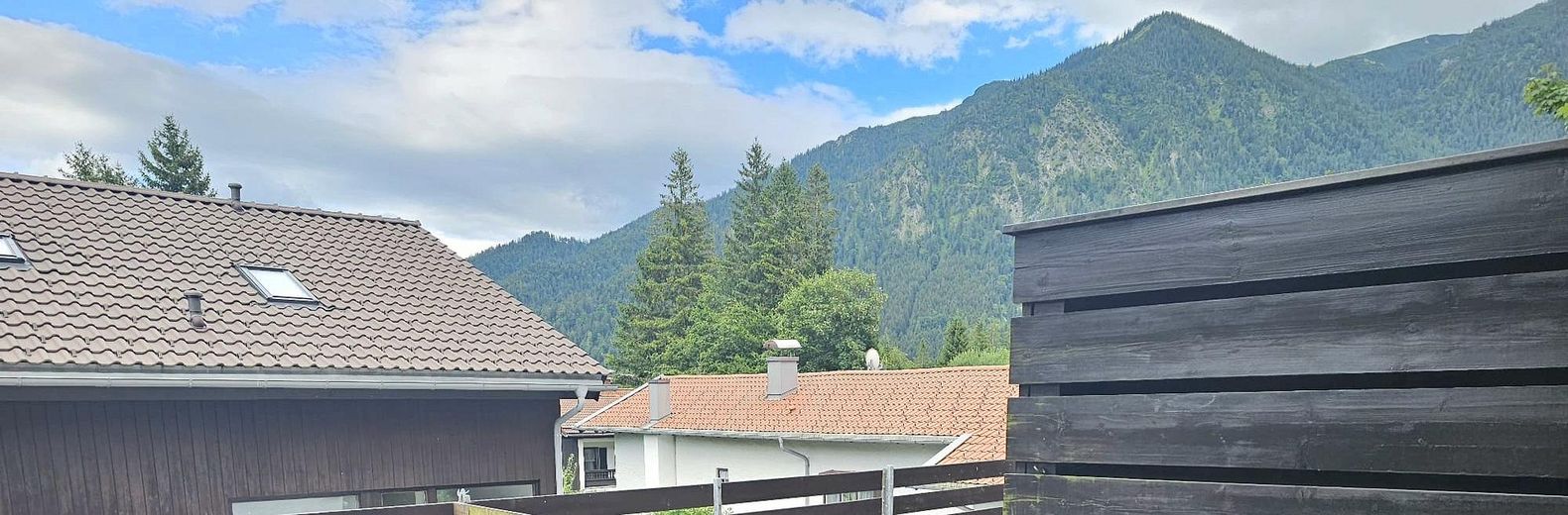 Bergblick von der Terrasse