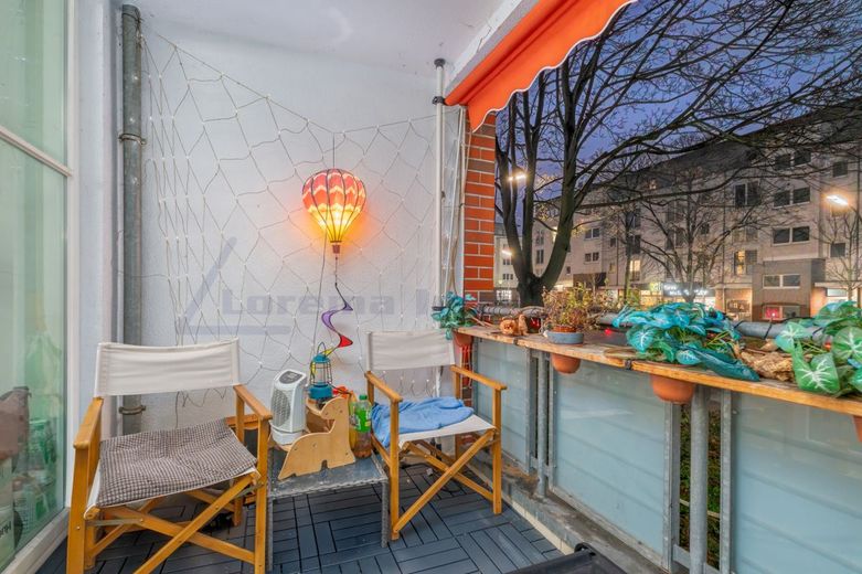 Berlin-Mariendorf: Vermietete 3-Zimmer-Kapitalanlage mit Loggia im gepflegten Ensemble – Loggia