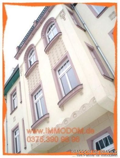 3-Zimmer-Wohnung mit BALKON und Tageslichtbad in Zwickau-Marienthal zu vermieten! – Detail Erker