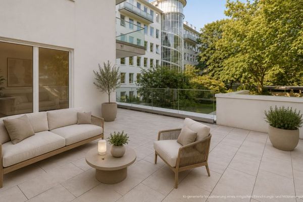 Ca. 216 m² Wohnkultur mit direktem Blick ins Grüne