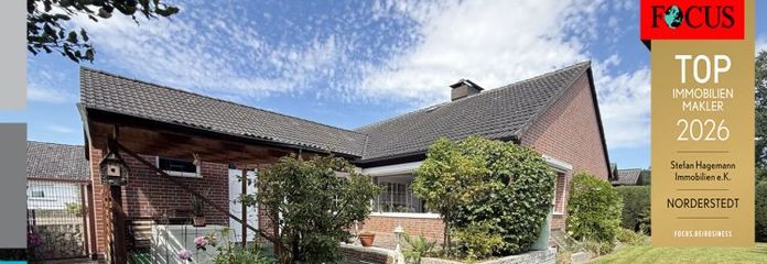Bungalow in Henstedt-Ulzburg
MEHR RAUM. MEHR LICHT. MEHR LEBEN. FAMILIENGLÜCK IM GRÜNEN.