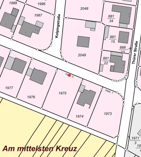 Grundstück Lageplan