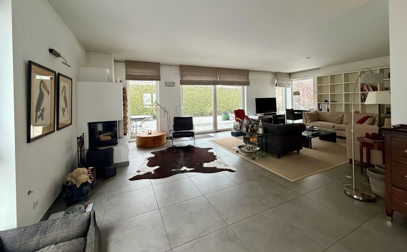 Wohnzimmer und Kamin