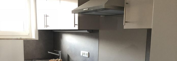 Einbauküche mit Tageslicht
