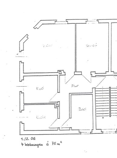 Erstbezug nach Renovierung - Helle und geräumige 3-RW mit Dusche und Badewanne – Grundriss