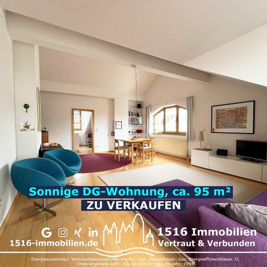 3-room attic apartment with sunny balcony – Titel