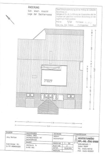 Altbau-Dachgeschosswohnung mit privater Dachterrasse am Adolfplatz — 127m², provisionsfrei – Grundriss 2