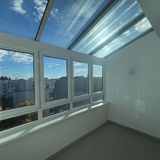 Verglaster Wintergarten