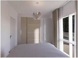 Erstbezug – Möblierte 2-Zimmer-Neubauwohnung im KfW-55-Effizienzhaus Metzingen – Schlafzimmer-3D Raumplaner