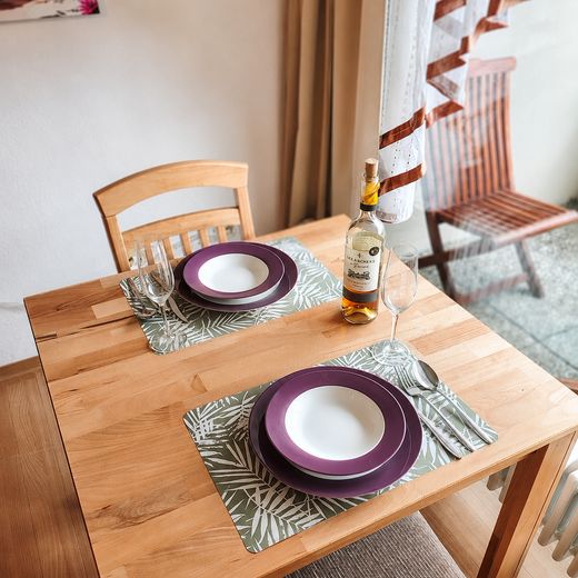 Möbliertes 1 Zimmer Wohnung mit Balkon, Stellplatz und Pauschalmiete – Es ist angerichtet