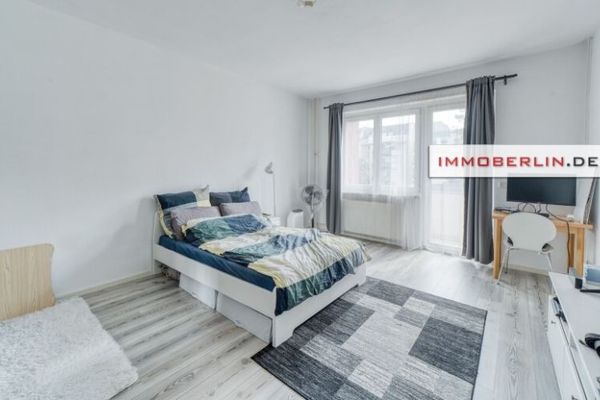 IMMOBERLIN.DE - Sympathische sanierte Wohnung mit Südwestbalkon & Lift